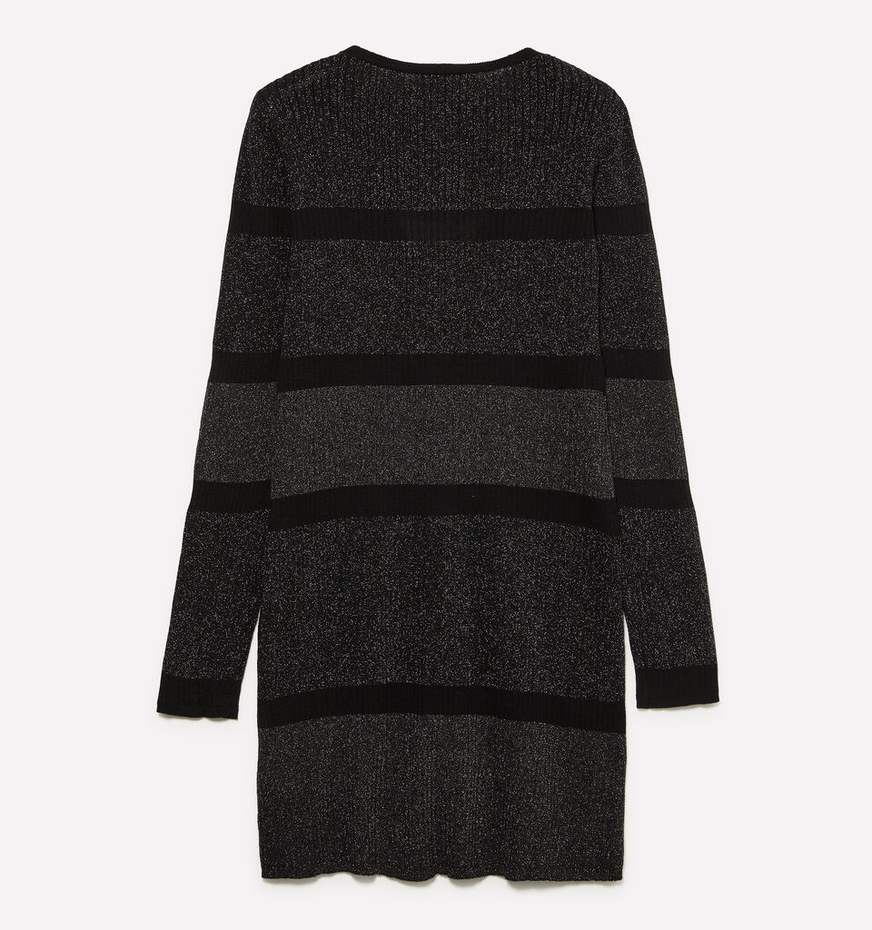 Colorblock-Cardigan mit Lurex - cardigans für damen - Schwarz | Sisley image number 2